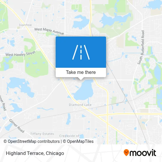 Highland Terrace map
