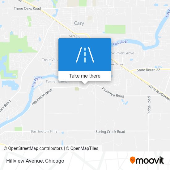 Mapa de Hillview Avenue
