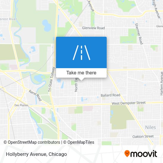 Hollyberry Avenue map