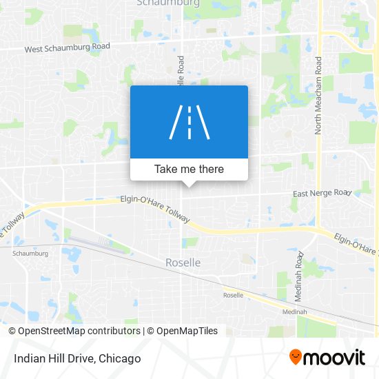 Indian Hill Drive map