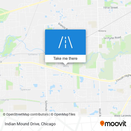 Indian Mound Drive map