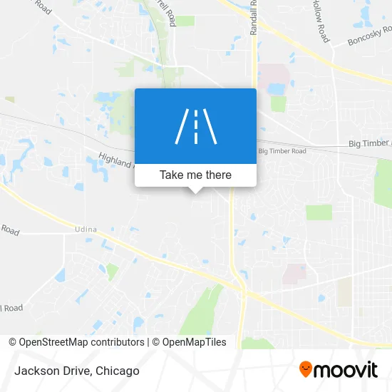 Jackson Drive map