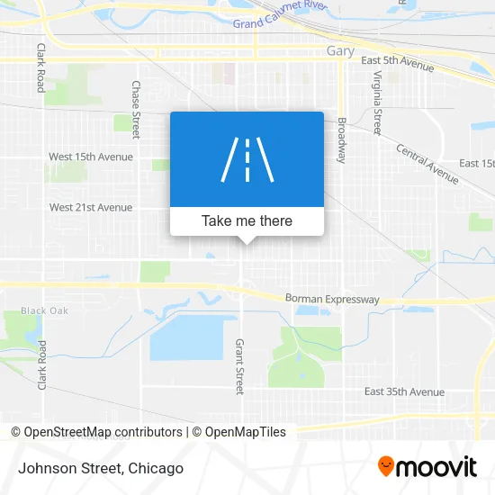 Johnson Street map