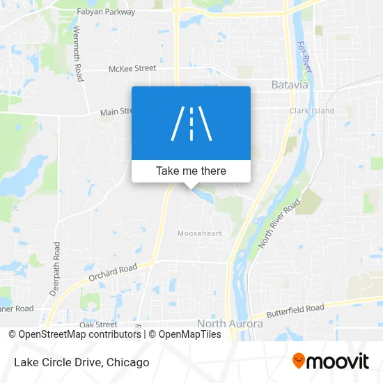 Lake Circle Drive map