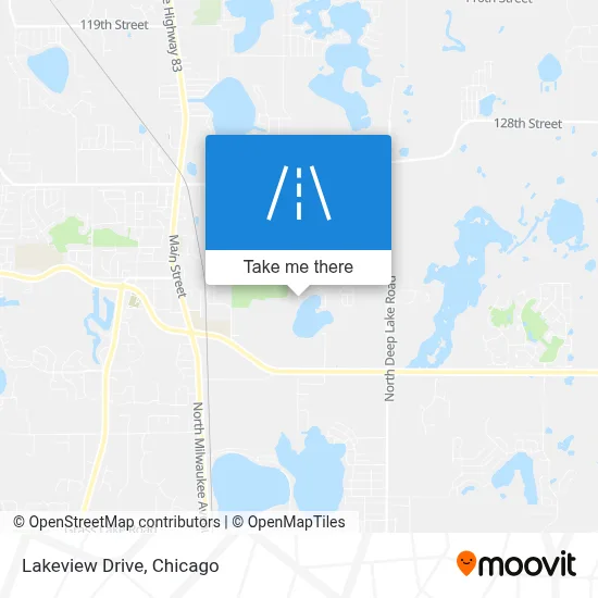 Lakeview Drive map