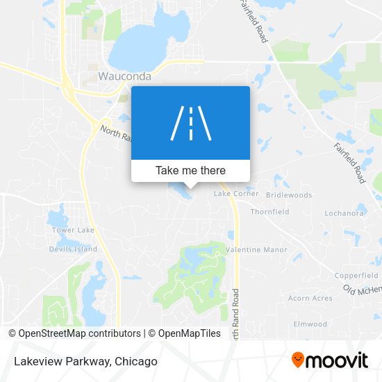 Mapa de Lakeview Parkway
