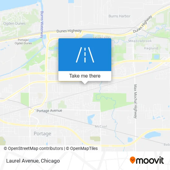 Laurel Avenue map