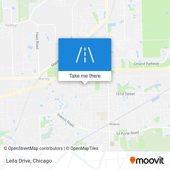 Mapa de Leila Drive