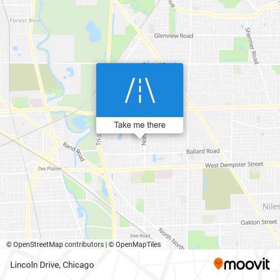 Lincoln Drive map