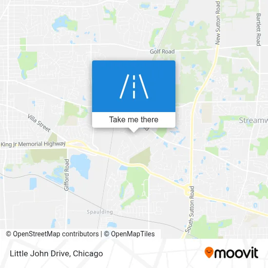 Little John Drive map