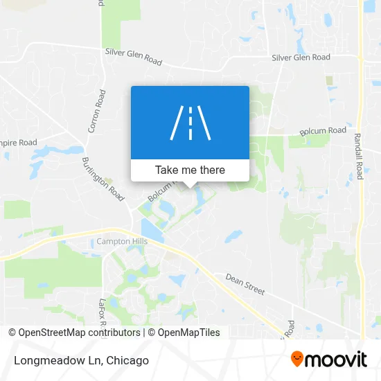 Longmeadow Ln map