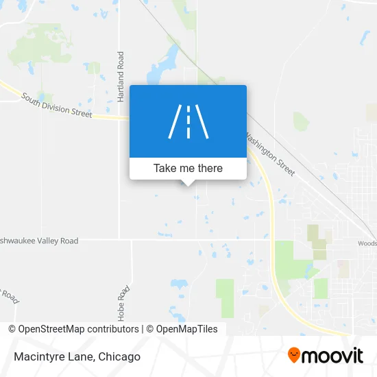 Macintyre Lane map