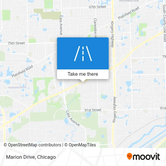 Marion Drive map