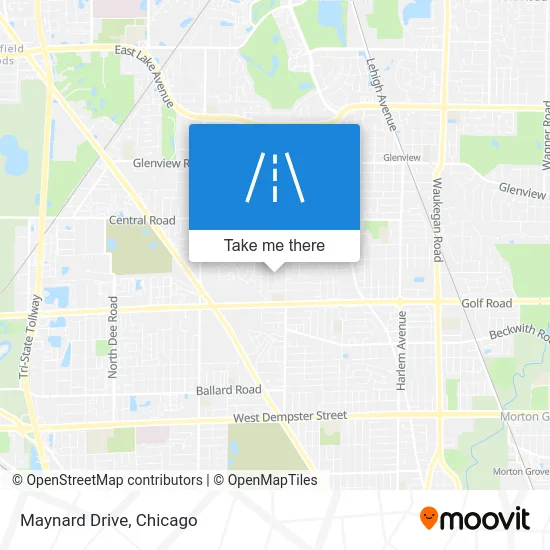 Maynard Drive map