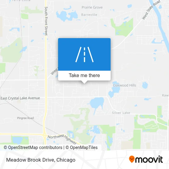 Meadow Brook Drive map