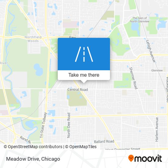 Meadow Drive map