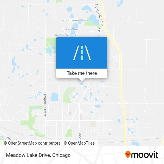 Meadow Lake Drive map
