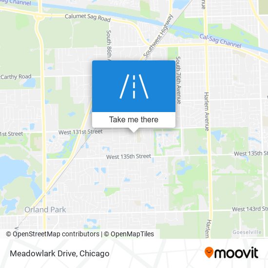 Meadowlark Drive map