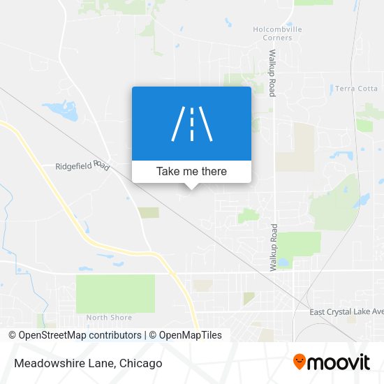 Mapa de Meadowshire Lane