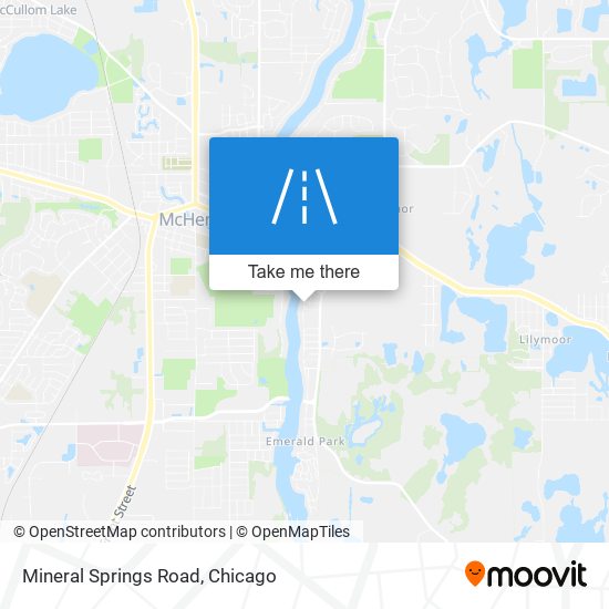 Mapa de Mineral Springs Road