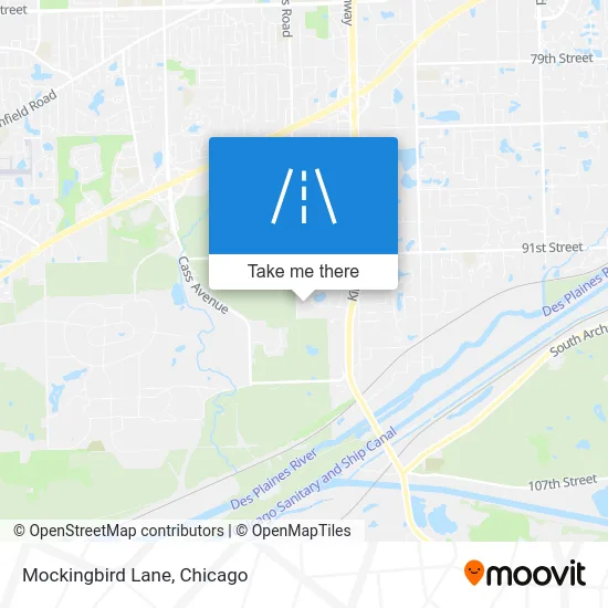Mockingbird Lane map