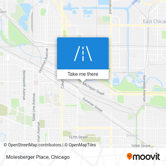 Mapa de Molesberger Place