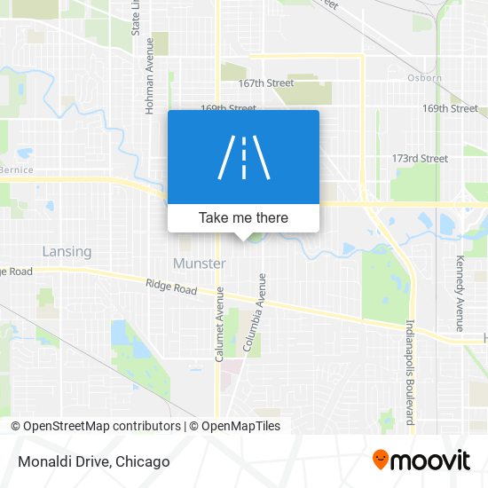 Monaldi Drive map