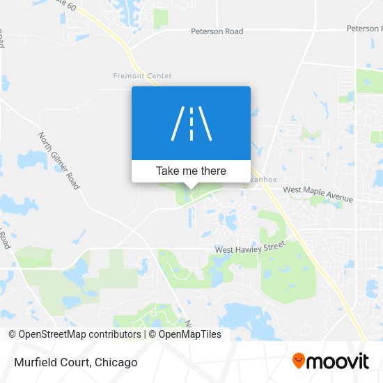 Mapa de Murfield Court