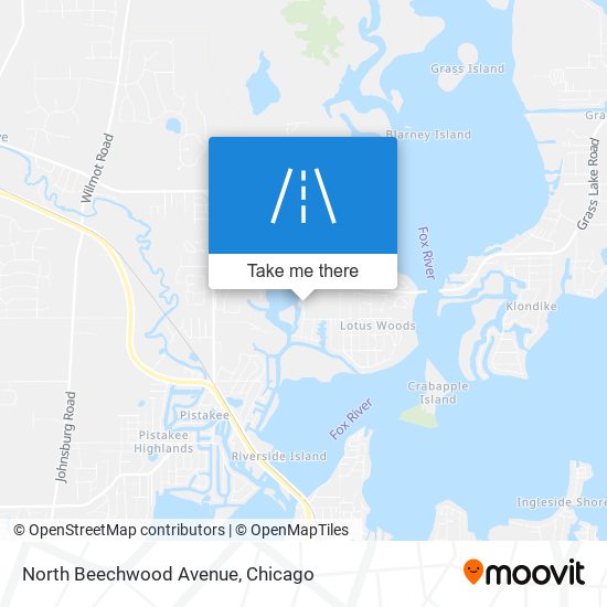 Mapa de North Beechwood Avenue