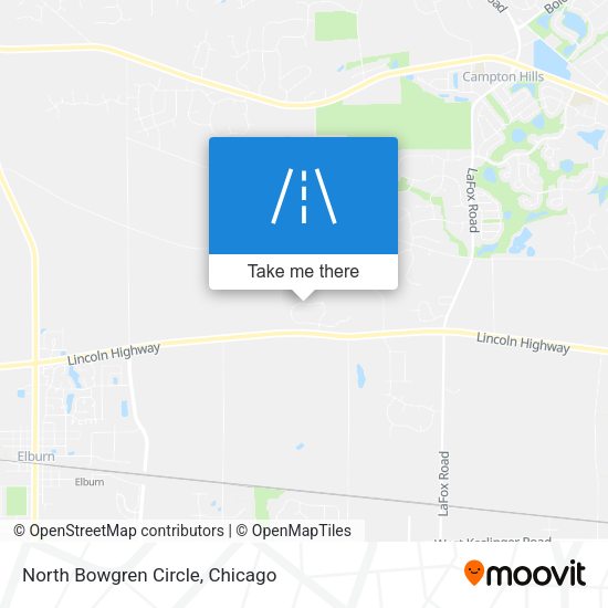North Bowgren Circle map