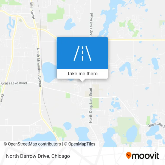 North Darrow Drive map
