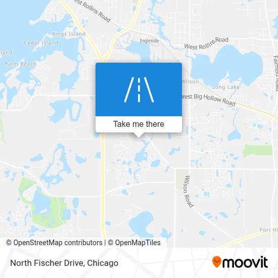 North Fischer Drive map