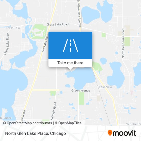 North Glen Lake Place map