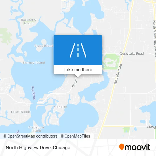 North Highview Drive map