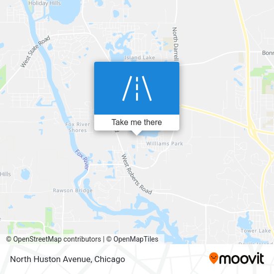 Mapa de North Huston Avenue
