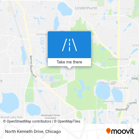 North Kenneth Drive map