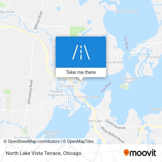 Mapa de North Lake Vista Terrace