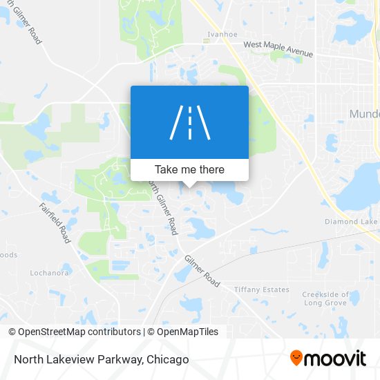 Mapa de North Lakeview Parkway