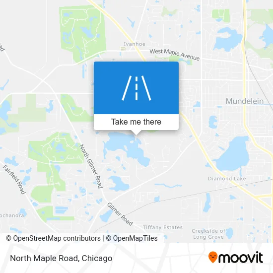 North Maple Road map