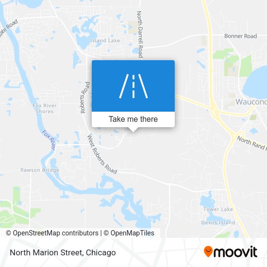 Mapa de North Marion Street