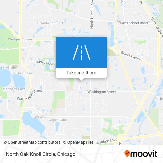 Mapa de North Oak Knoll Circle