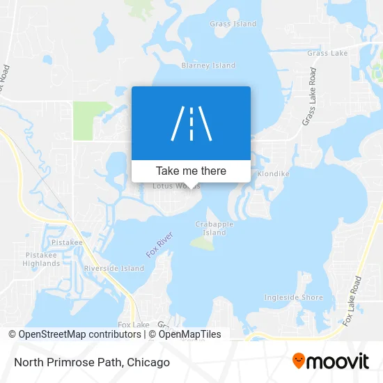 North Primrose Path map