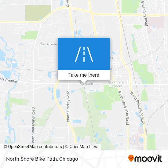 North Shore Bike Path map