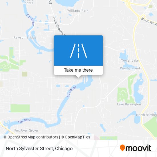 North Sylvester Street map