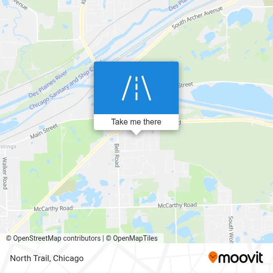 North Trail map