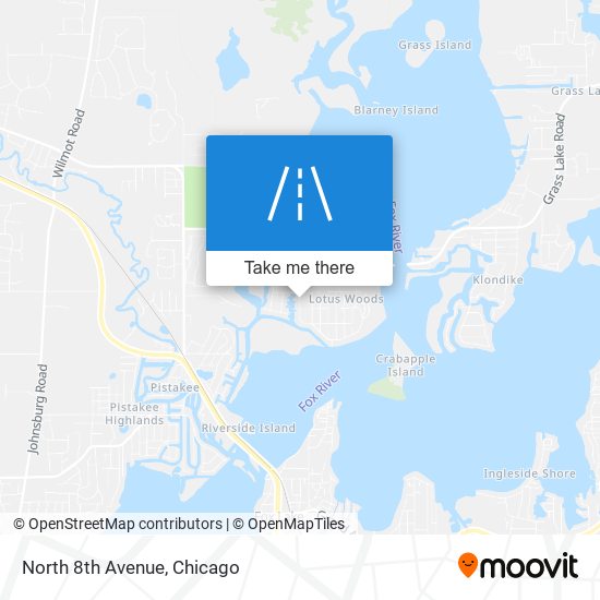 Mapa de North 8th Avenue