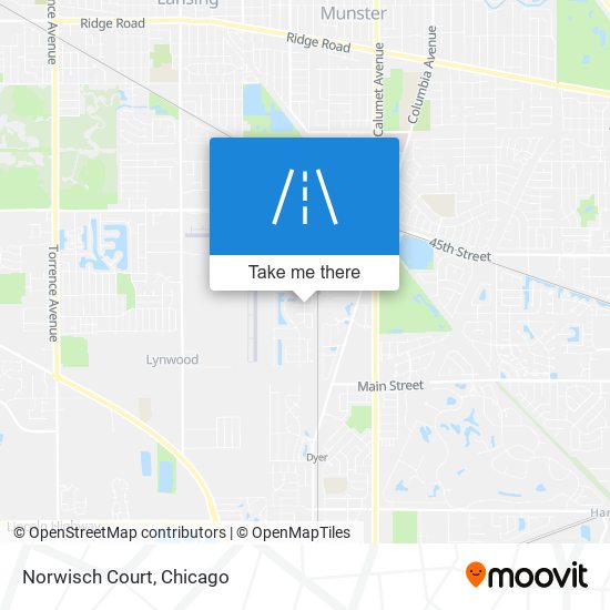 Mapa de Norwisch Court