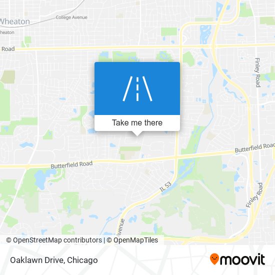 Oaklawn Drive map