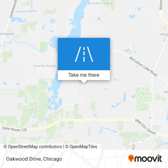 Mapa de Oakwood Drive