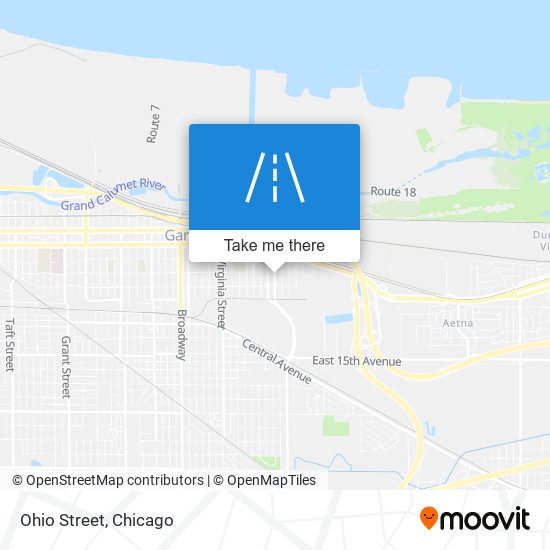 Ohio Street map